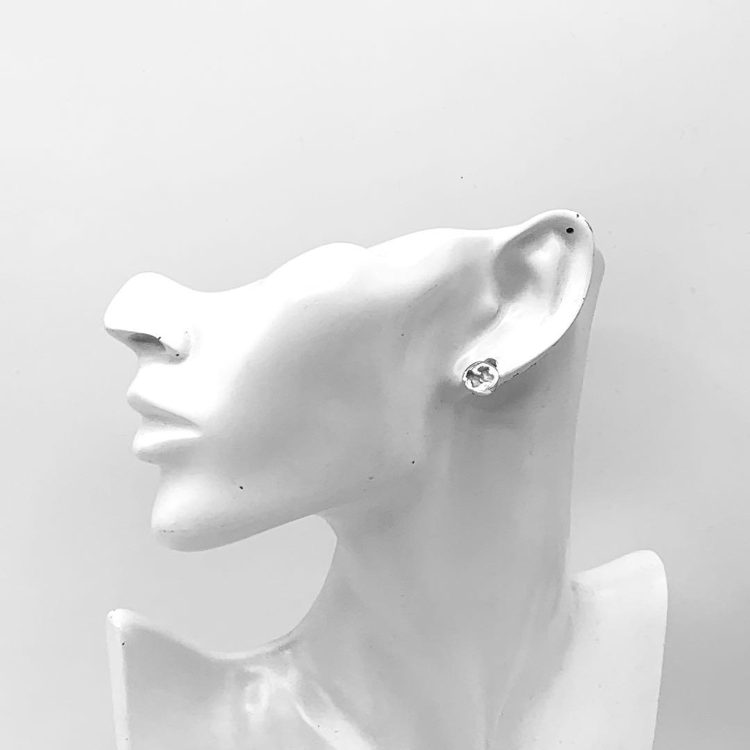 【ほぼ新品】GUCCI ピアス　GG インターロッキングG マ　ダブルG 片耳