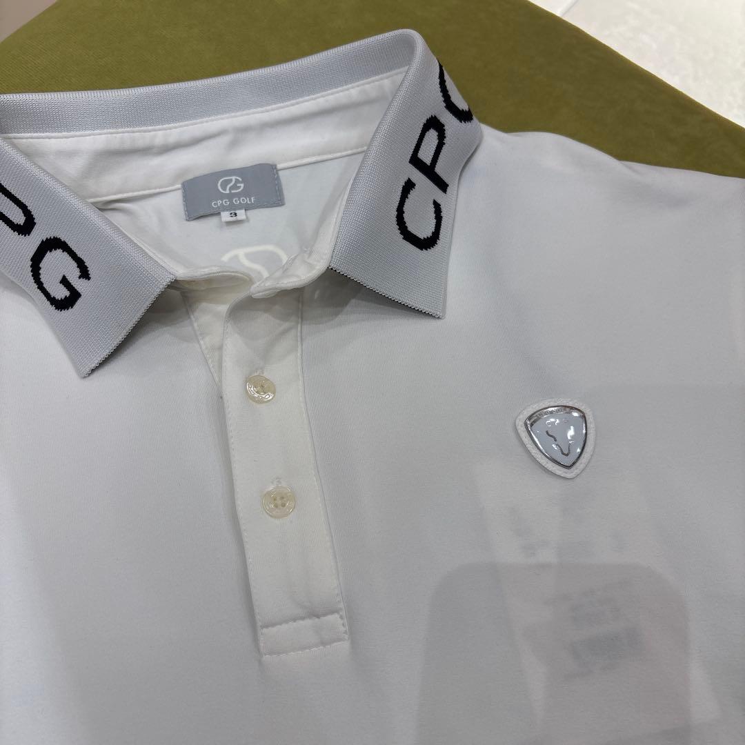 CPG GOLF ホワイト ポロシャツ サイズ3