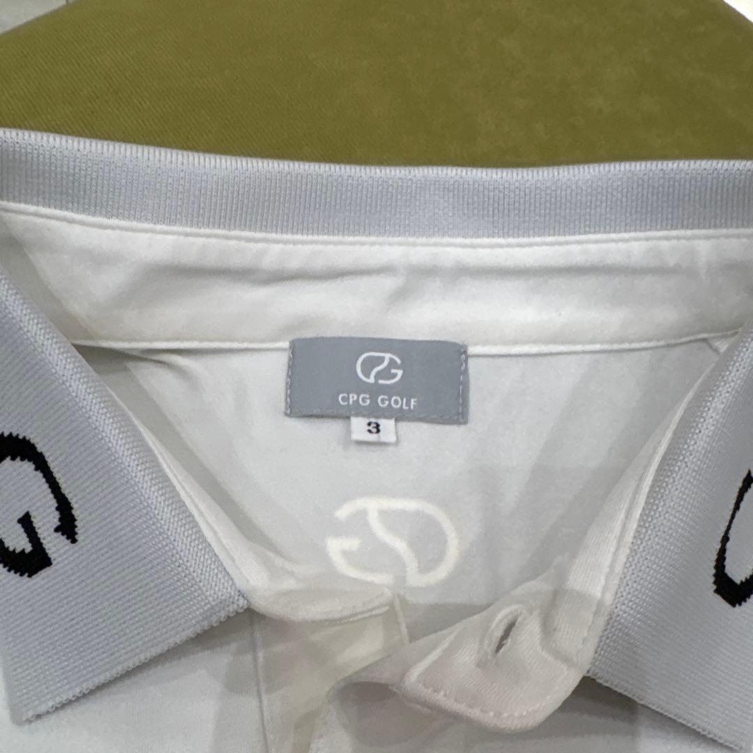 CPG GOLF ホワイト ポロシャツ サイズ3