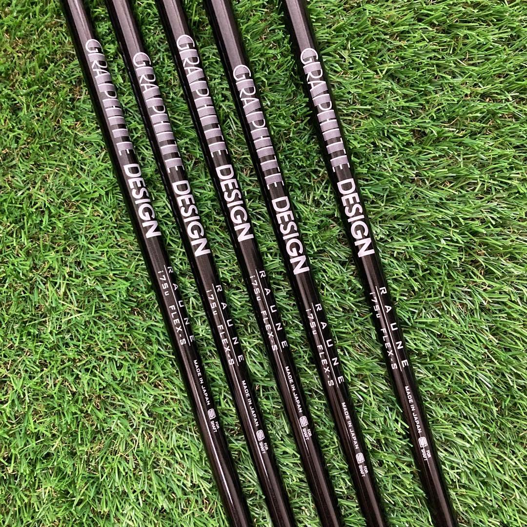 Titlist T350 ブラック アイアン5本 RAUNE ラウネ