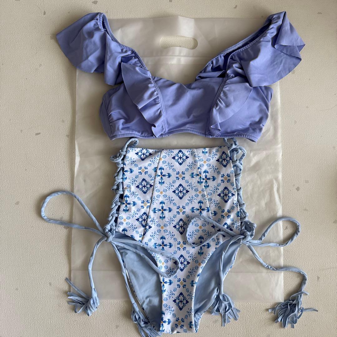 ALEXIA STAM フリルビキニセットアップ