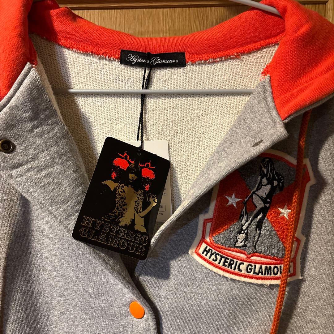 新品未使用 ヒステリックグラマー　フード付きパーカー スタジャン