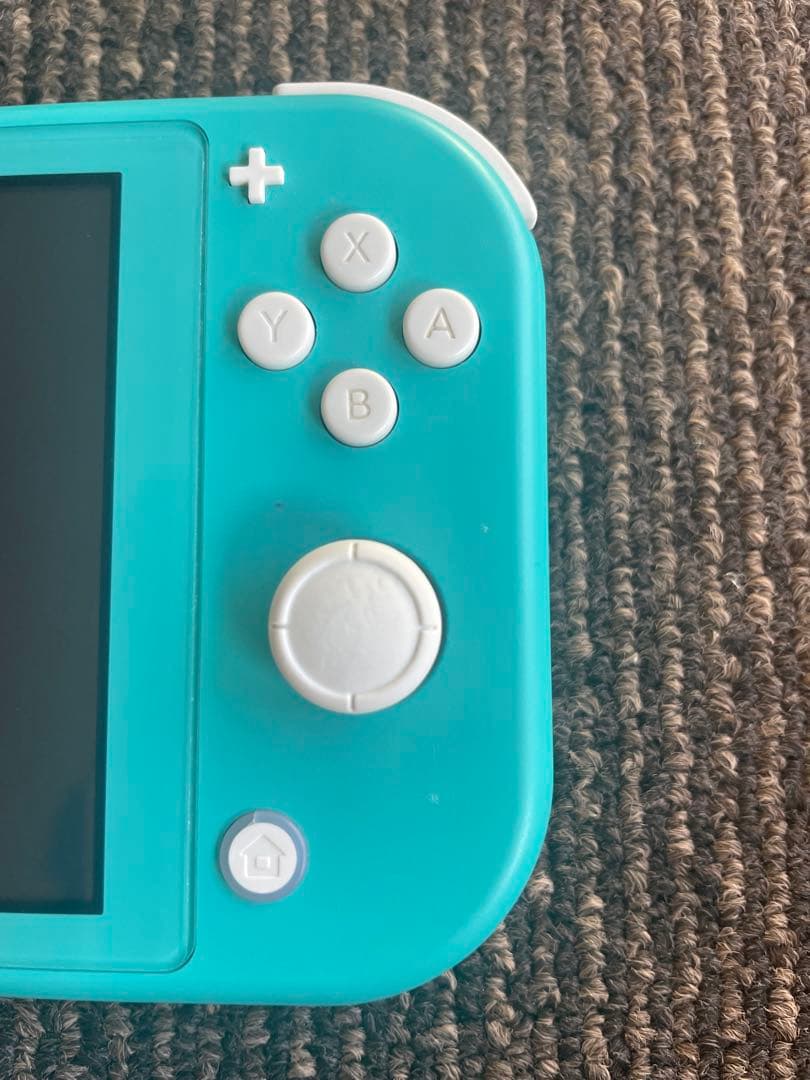 Switch ライト　 ターコイズ 本体 充電器付き　ジャンク品