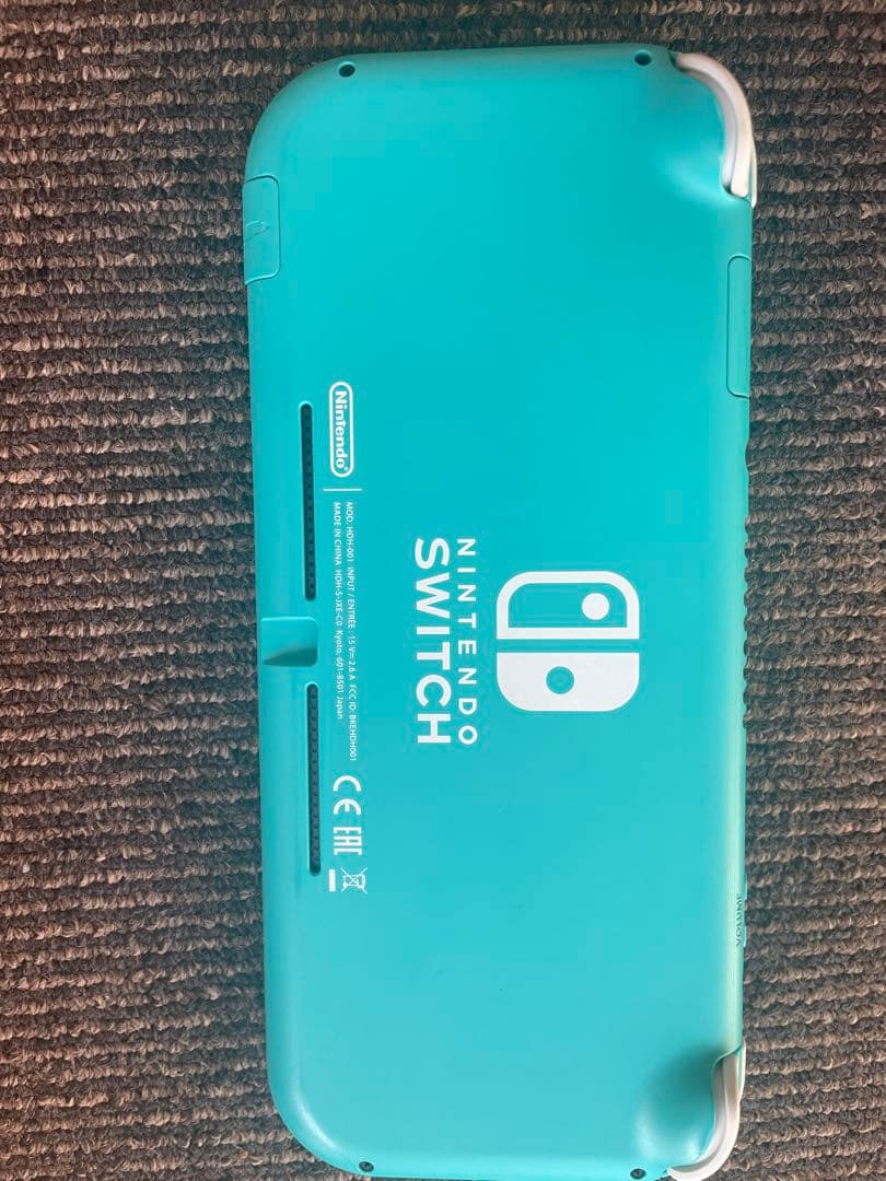 Switch ライト　 ターコイズ 本体 充電器付き　ジャンク品