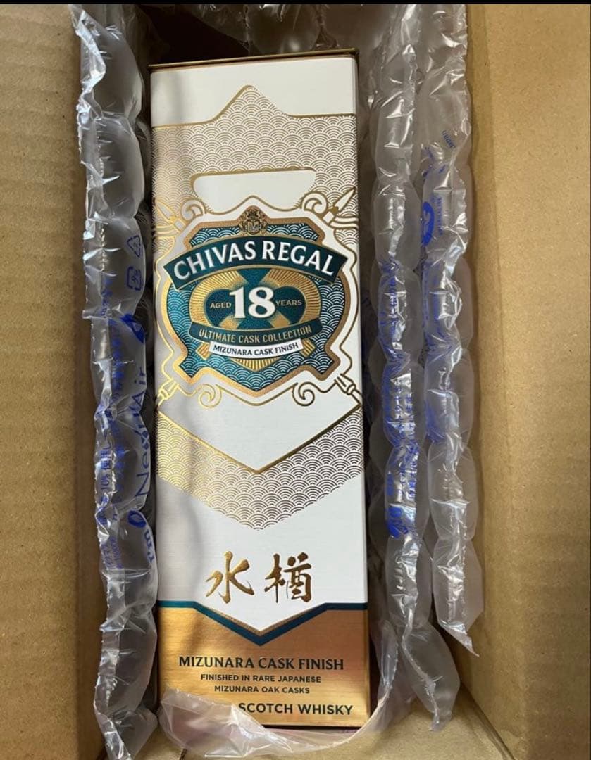 【新品】CHIVAS REGAL18年 MIZUNARA CASK FINISH