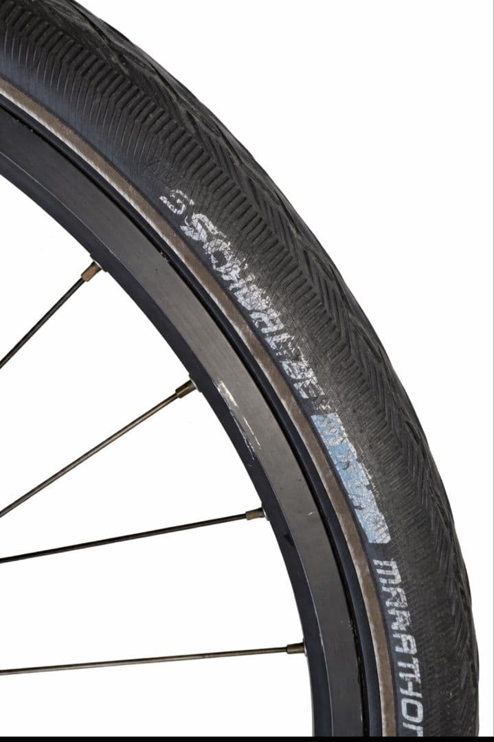 26インチ前後完組ホイール タイヤ、チューブ、ディスク前後、スプロケ付き。