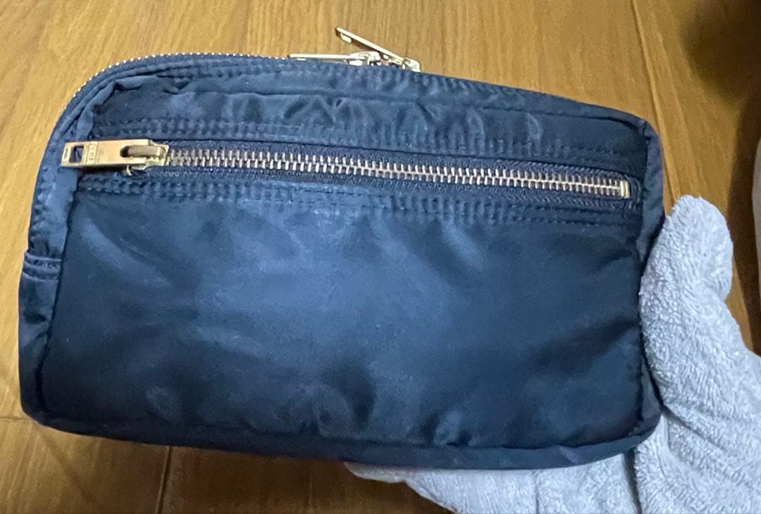 ジ*ル様 PORTER TANKER POUCH 622-77327 アイアンブ
