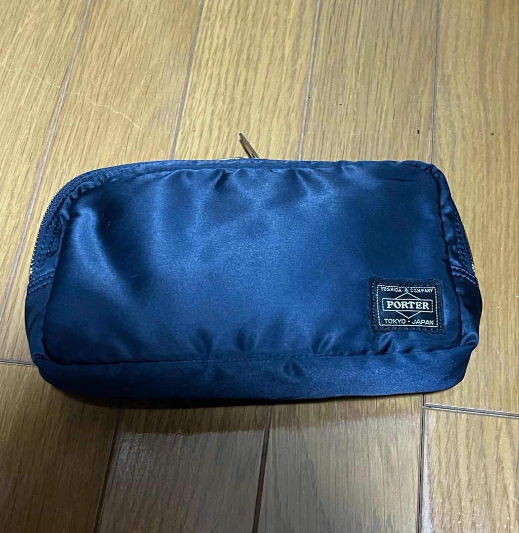 ジ*ル様 PORTER TANKER POUCH 622-77327 アイアンブ