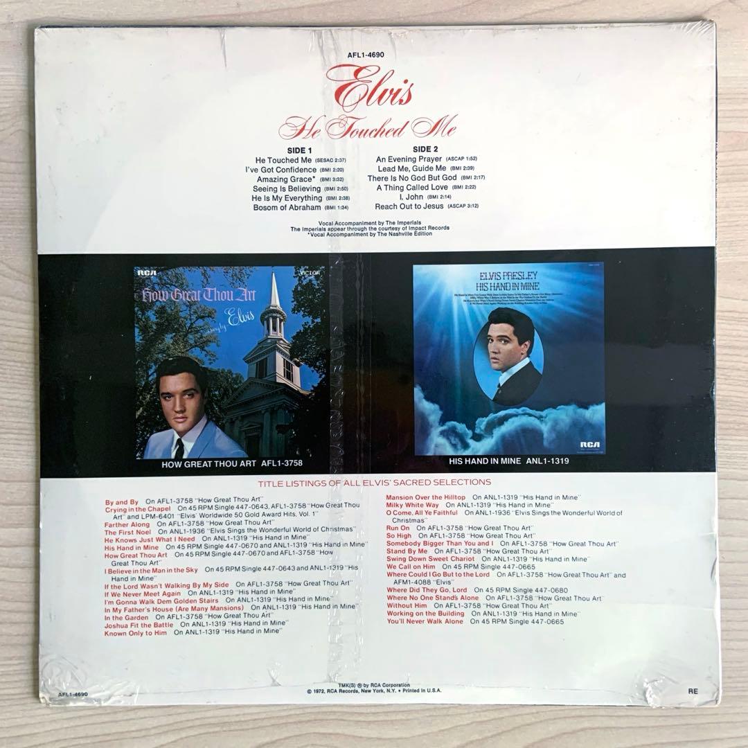 エルヴィス・プレスリー　海外版　未開封　LPレコード　4枚セット