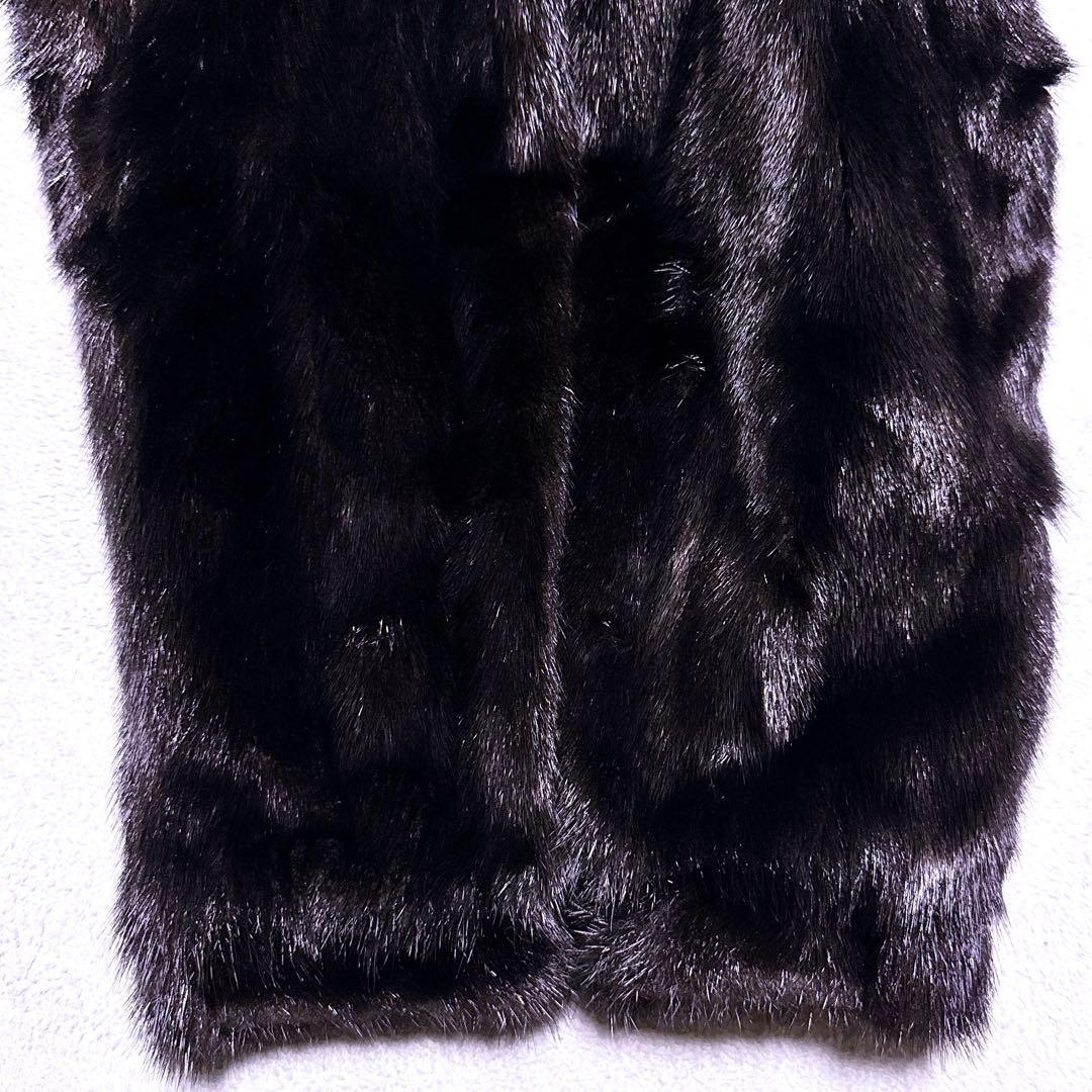 【未使用】サガミンク GUARANTEE コート ブラック レディース