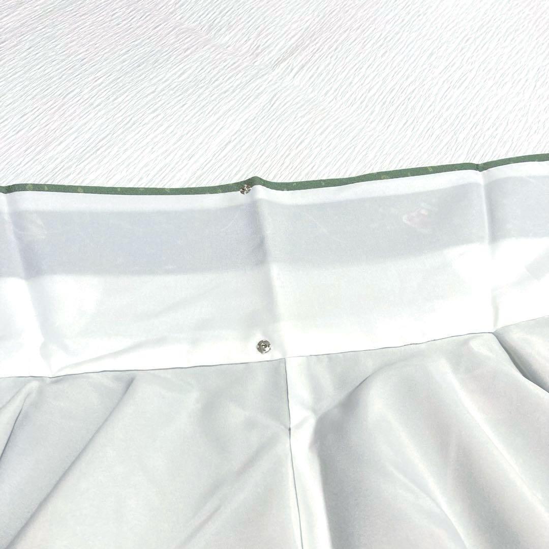 【美品✨】東レシルック　洗える着物　小紋　器　くすんだ黄緑　トールサイズ　K4