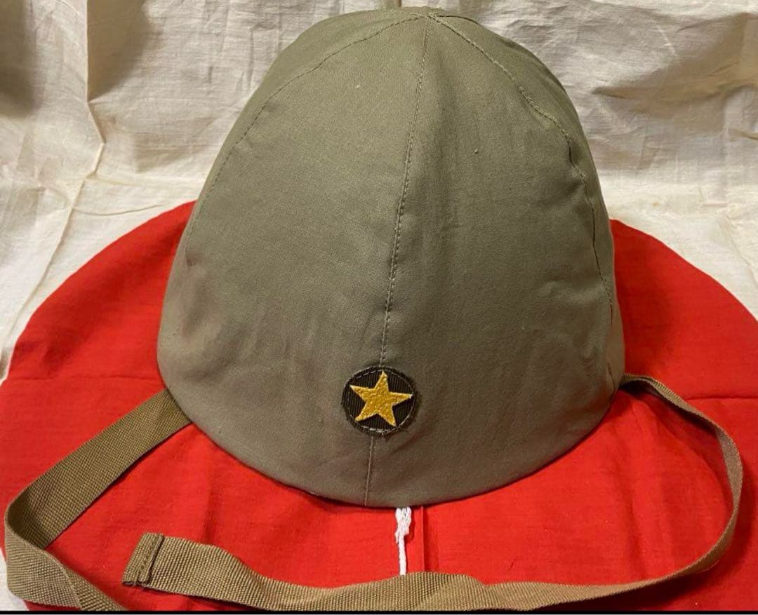 大日本帝国陸軍90式鉄兜、九十式鉄帽覆、偽装網の3点セット（複製品）