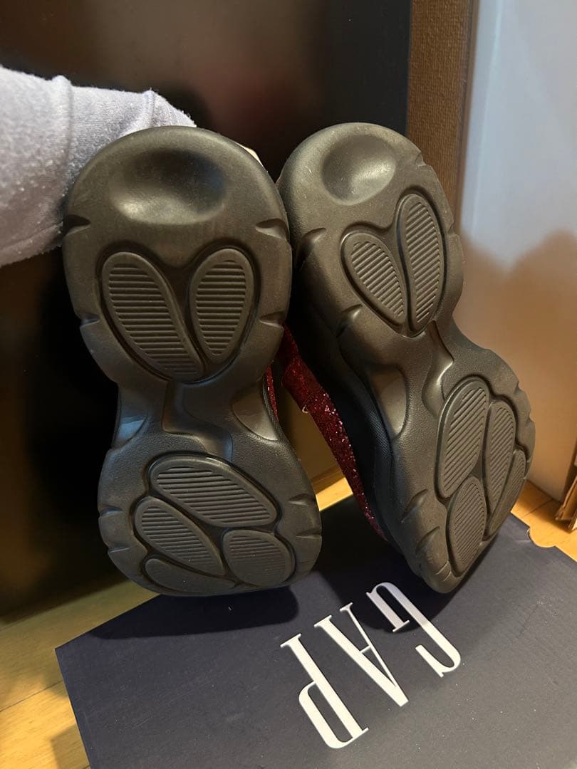 MILK 靴 ピンク Babyシューズ ストラップシューズ