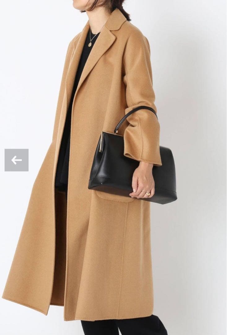 ☆美品☆Deuxieme Classe／Ailes ウールカシミヤリバーコート