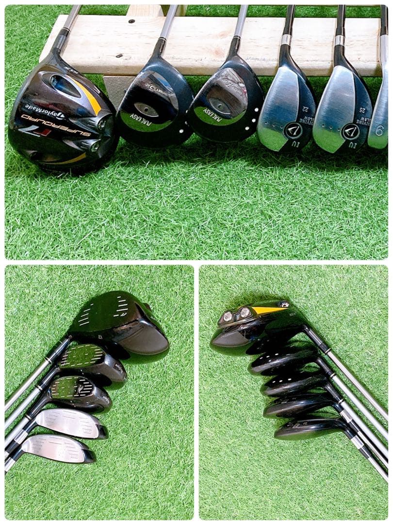 H11.テーラーメイド　初心者オススメ　ゴルフクラブ　メンズセット　13本右利き