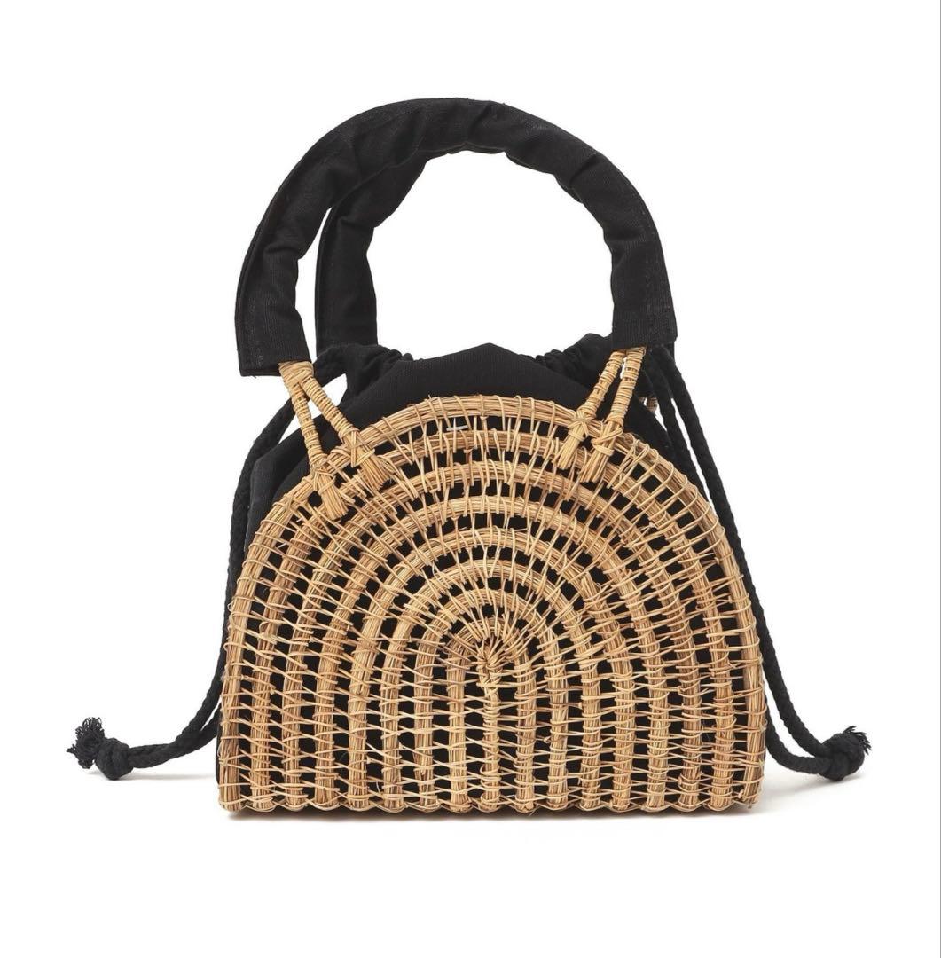 TARANGO ハーフ ラウンド カゴ バッグ