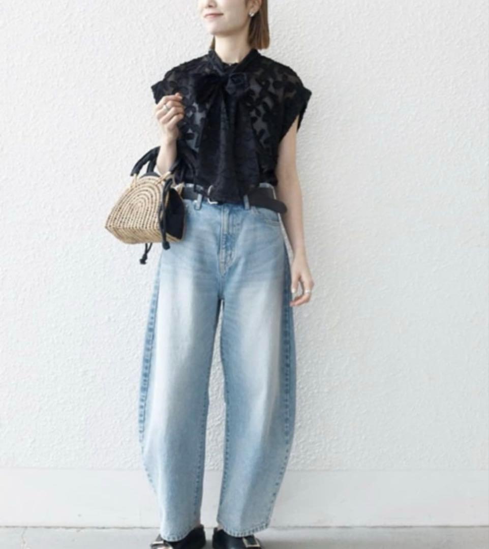 TARANGO ハーフ ラウンド カゴ バッグ