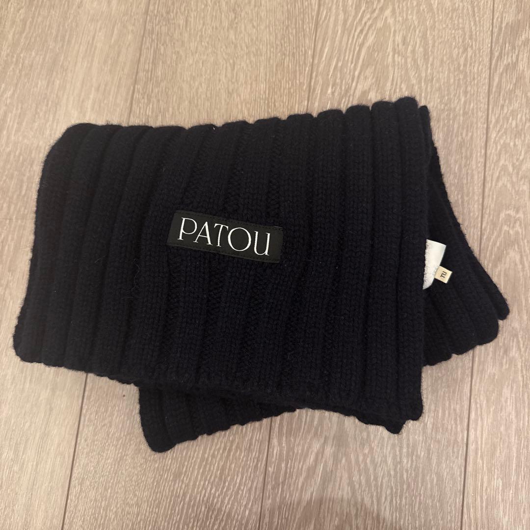 PATOU マフラー 黒