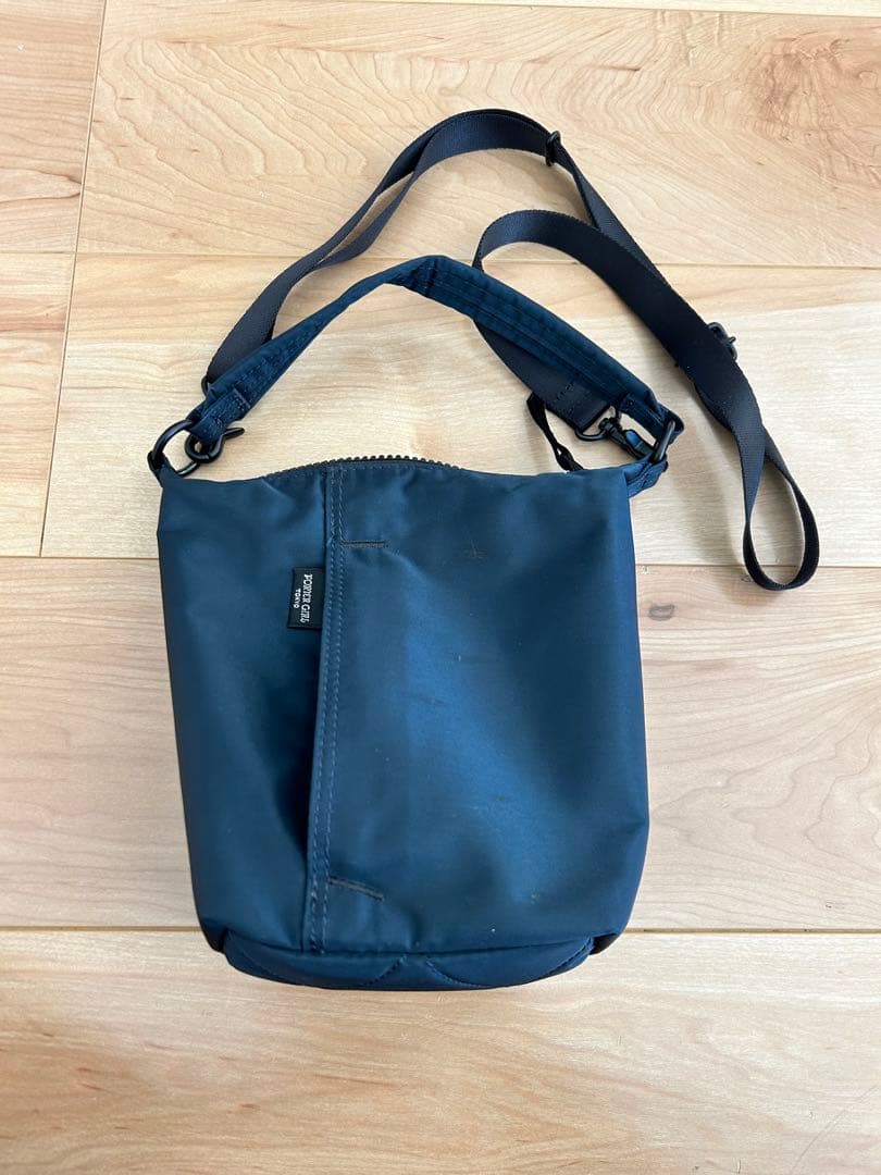 PORTER シェル 吉田カバン ダークネイビー ショルダーバッグ
