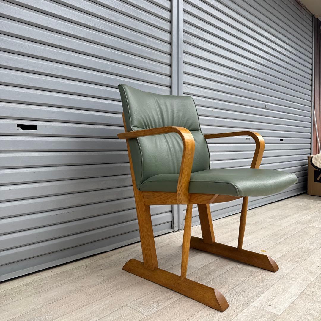 最終値下げ品　飛騨産業　アームチェア　ダイニングチェア　円空　佐々木敏光