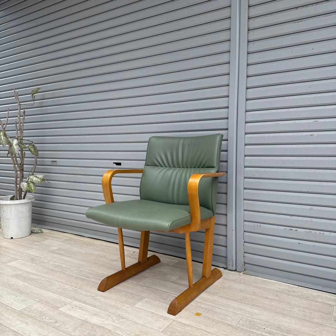 最終値下げ品　飛騨産業　アームチェア　ダイニングチェア　円空　佐々木敏光