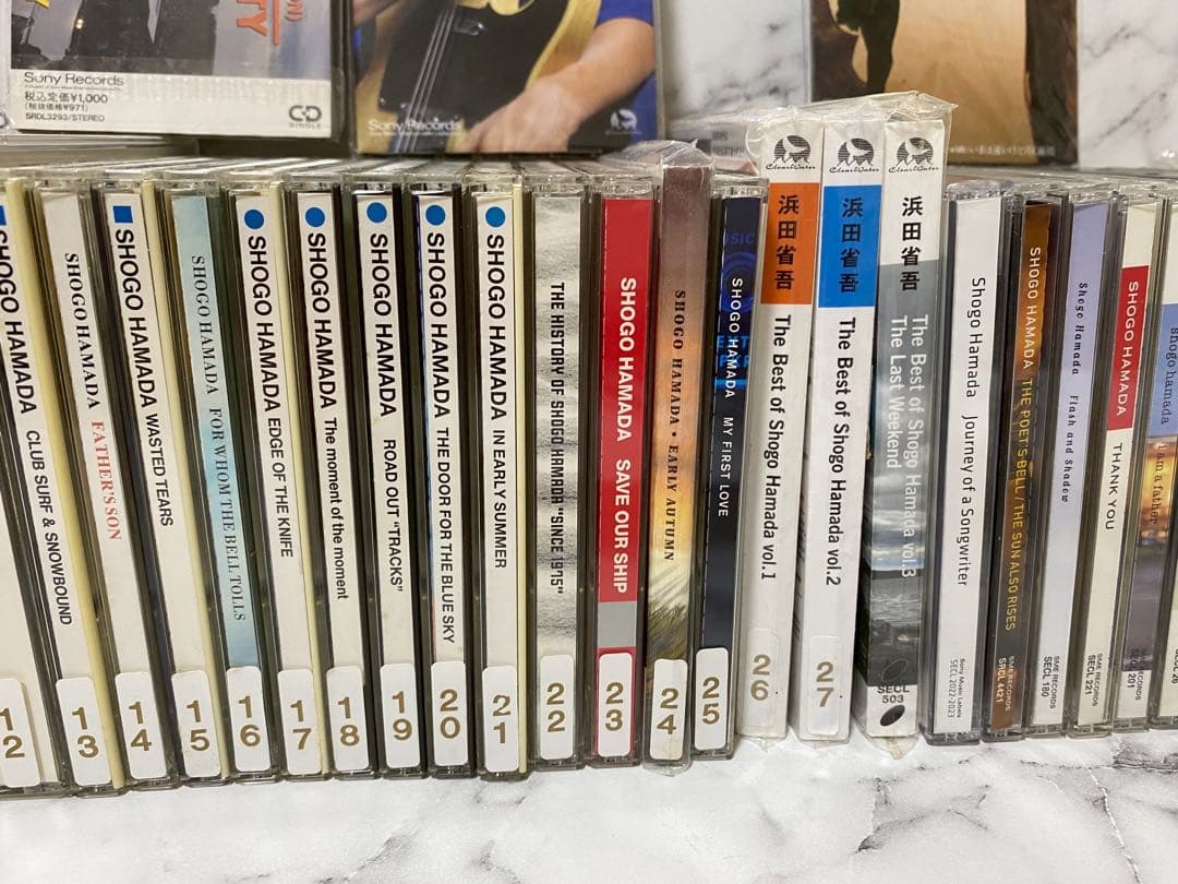 浜田省吾CD &DVD まとめ売り 46枚