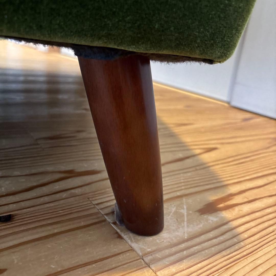 カリモク60⭐︎ロビーチェア2シーター⭐︎モケットグリーン