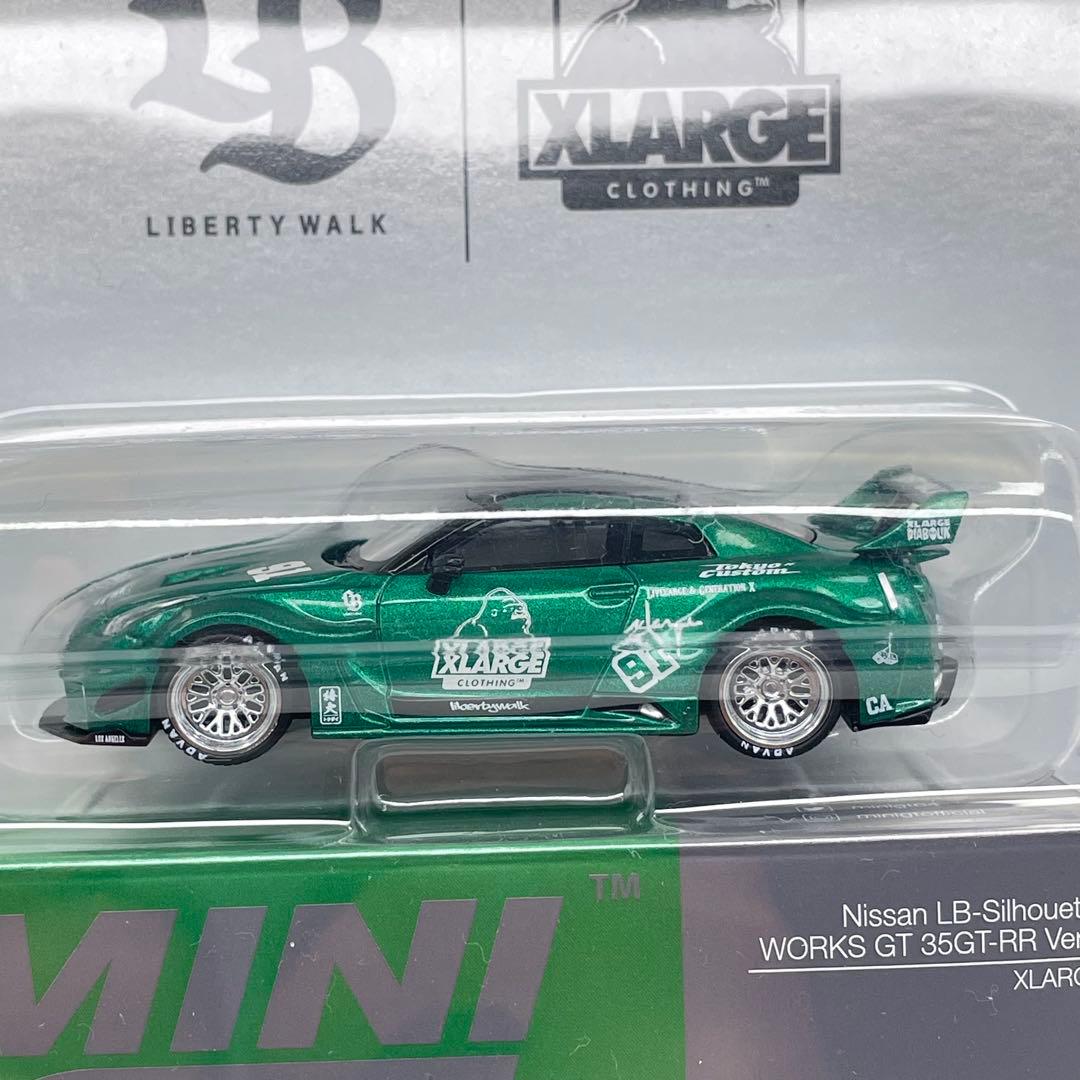 LIBERTY WALK×XLARGE MINI GT 1/64 ミニカー