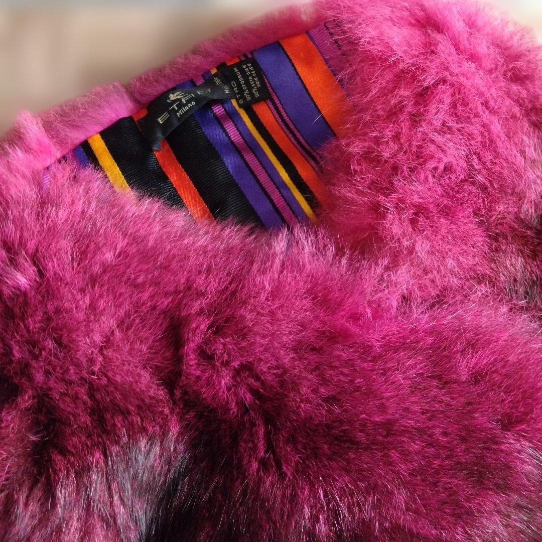 エトロ ETRO ファーティペット マフラー 毛皮 リアルファー