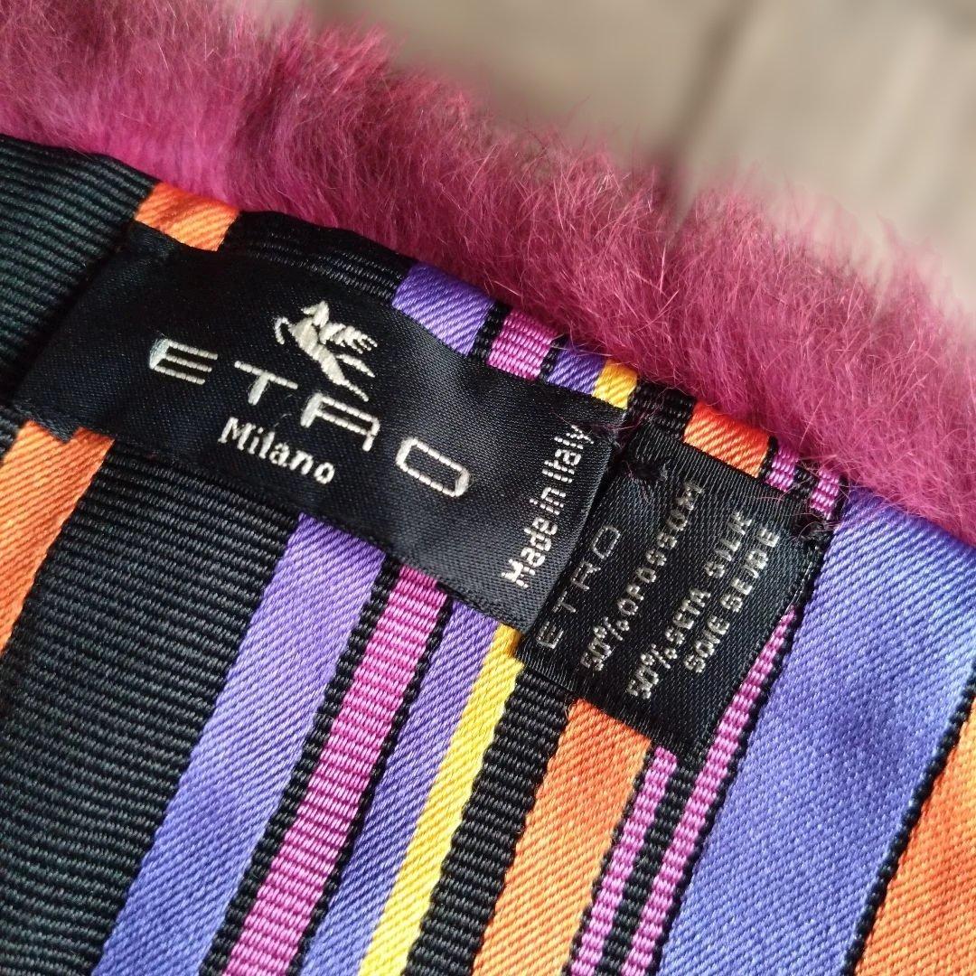 エトロ ETRO ファーティペット マフラー 毛皮 リアルファー