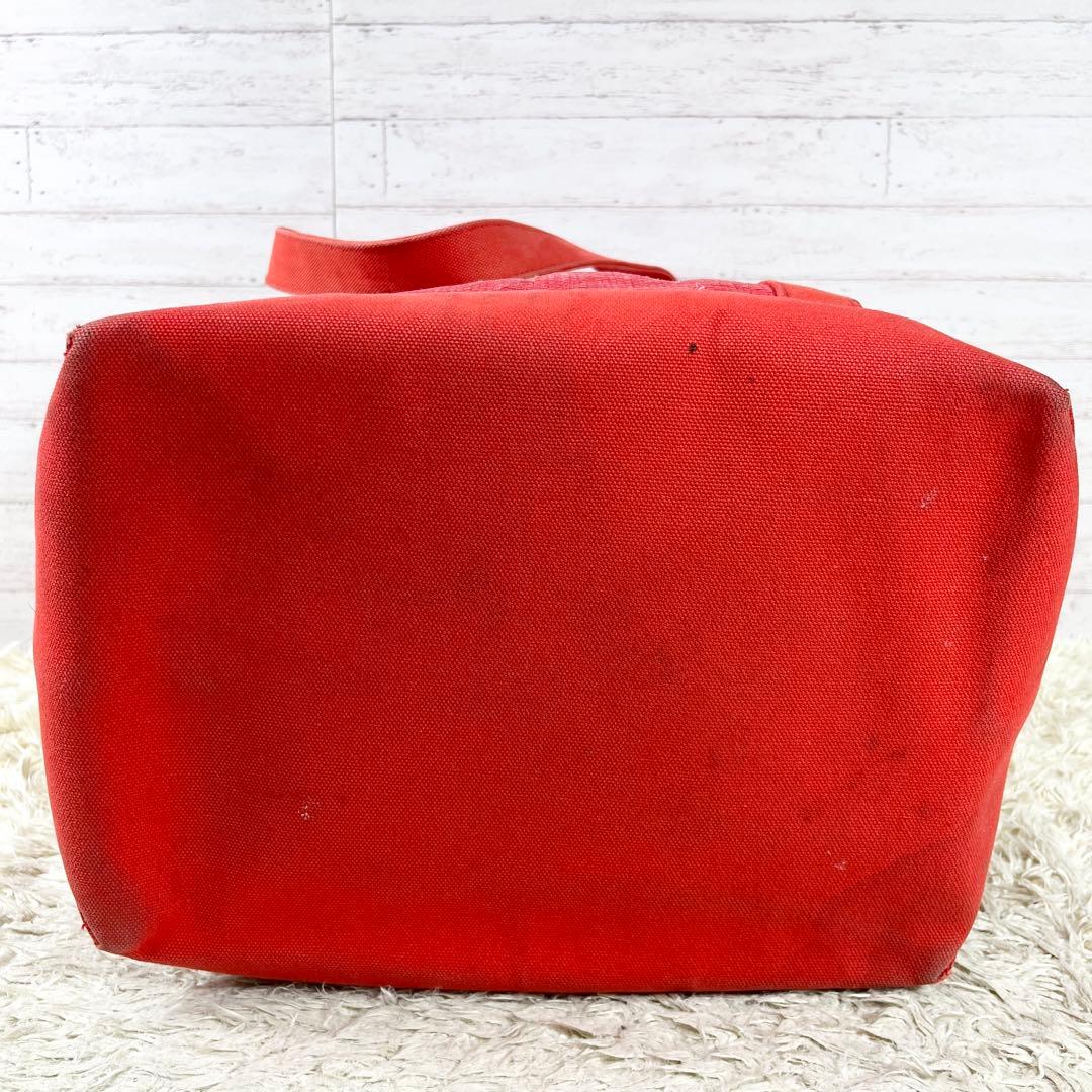 Supreme Raffia Tote Bag 大容量 A4収納 肩掛け レッド