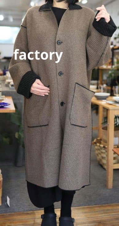 FACTORY ヤク　 nomado ニットコート　ファクトリー