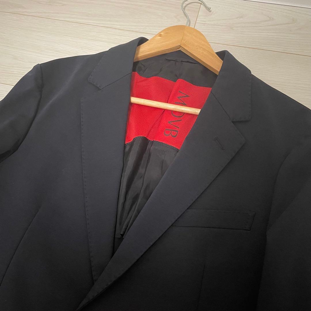 美品✨MOVB モーブ　シングル2Bノッチド・トラベルジャケット コスモネイビー