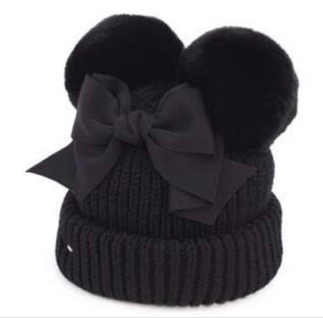 カシラ CA4LA ニット帽 リボン ポンポン