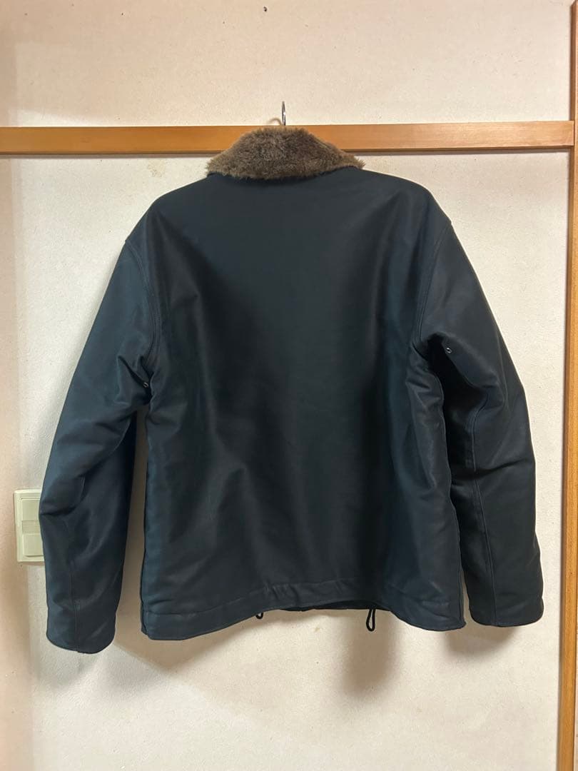 ヒューストンN-1デッキジャケット　サイズ40 ブラック