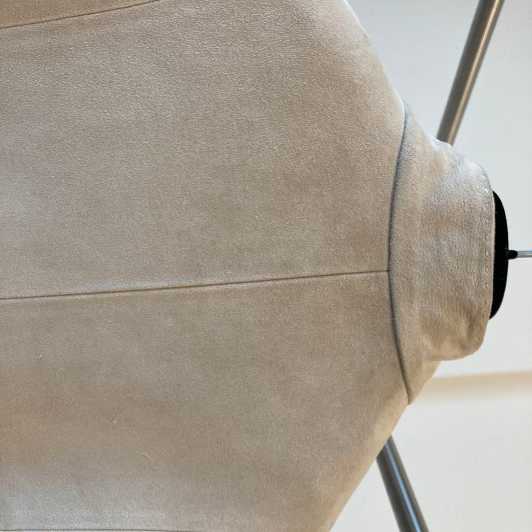 LOEWE(ロエベ) チェスターコート ラムレザー サンドベージュ 38