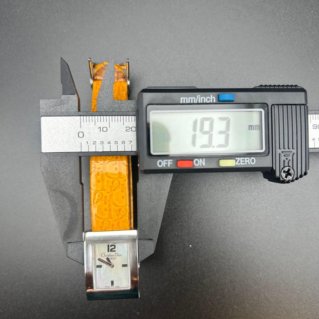 美品 Christian Dior シェル文字盤 レディース 電池新品