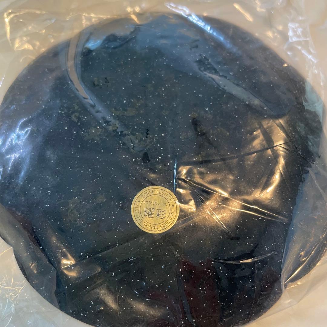 七宝焼き 銘々皿 フォーク 正倉院（５点セット）