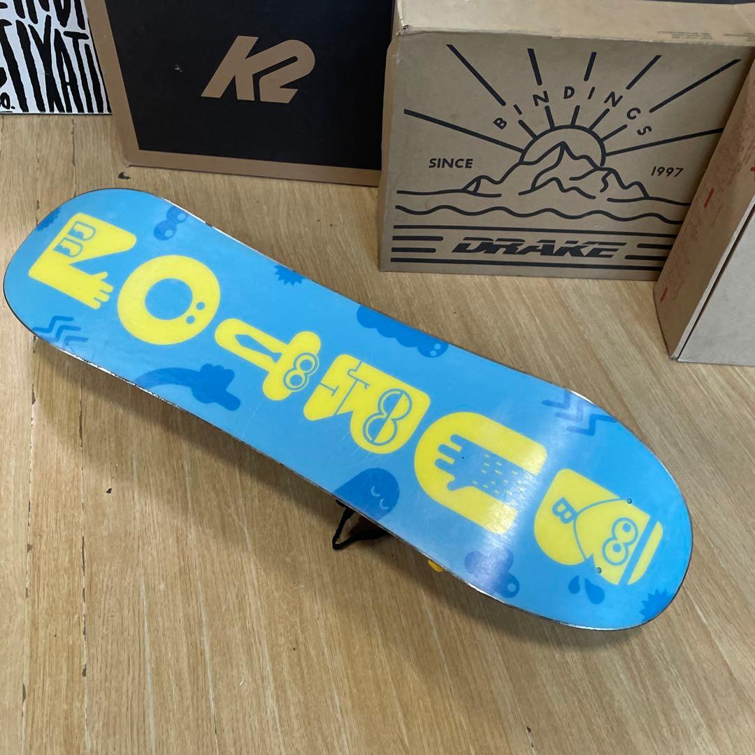 BURTON　キッズスノーボードセット　バートン　サロモンバイン付3点セット