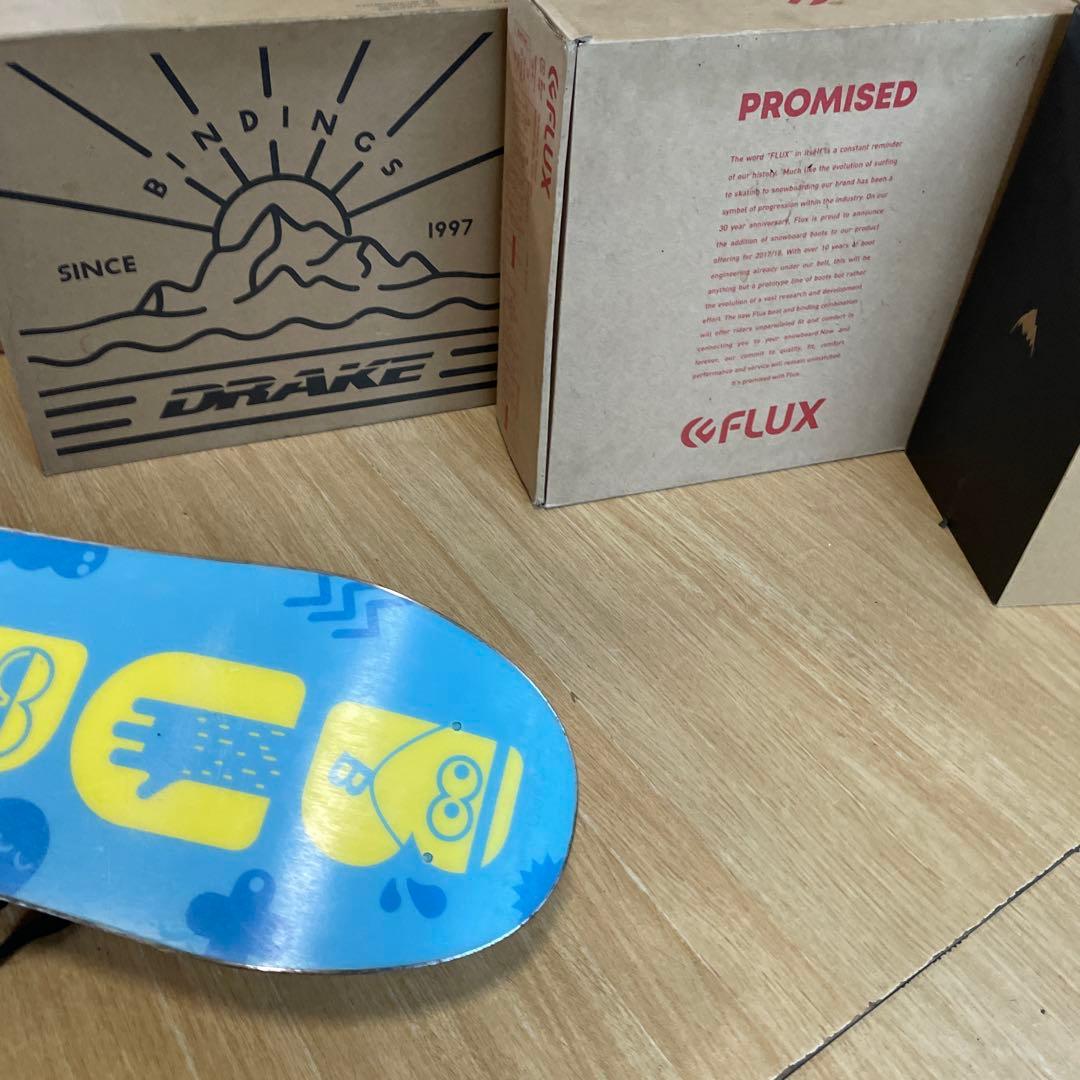 BURTON　キッズスノーボードセット　バートン　サロモンバイン付3点セット