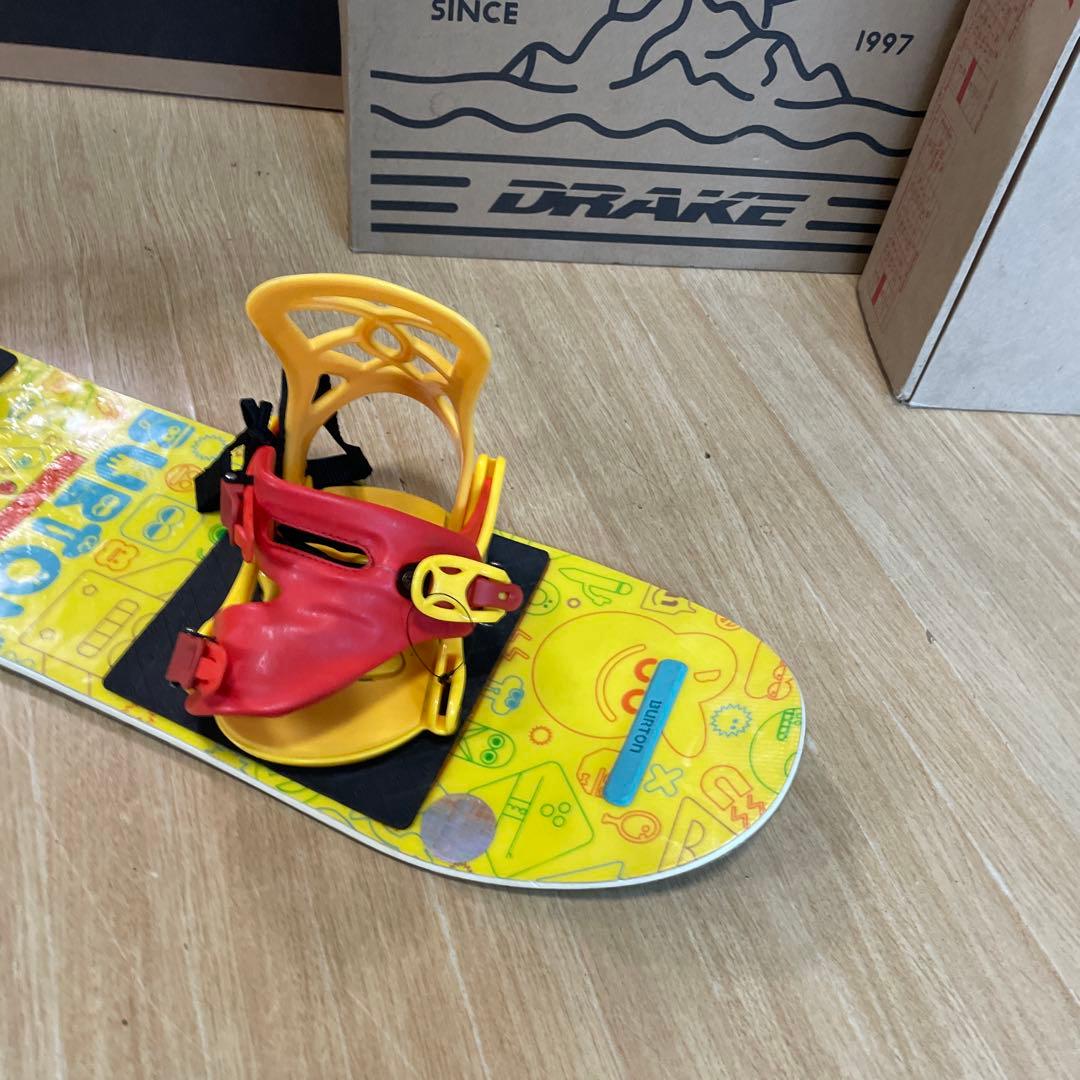 BURTON　キッズスノーボードセット　バートン　サロモンバイン付3点セット