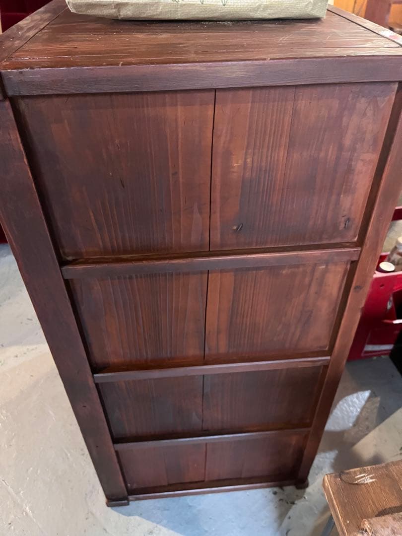 茶箪笥/水屋箪笥/和箪笥/飾り棚/木製/古箪笥