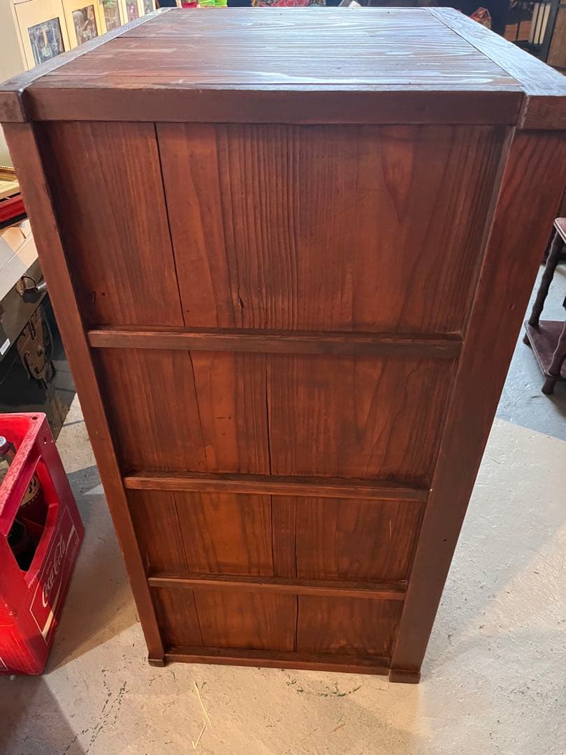 茶箪笥/水屋箪笥/和箪笥/飾り棚/木製/古箪笥