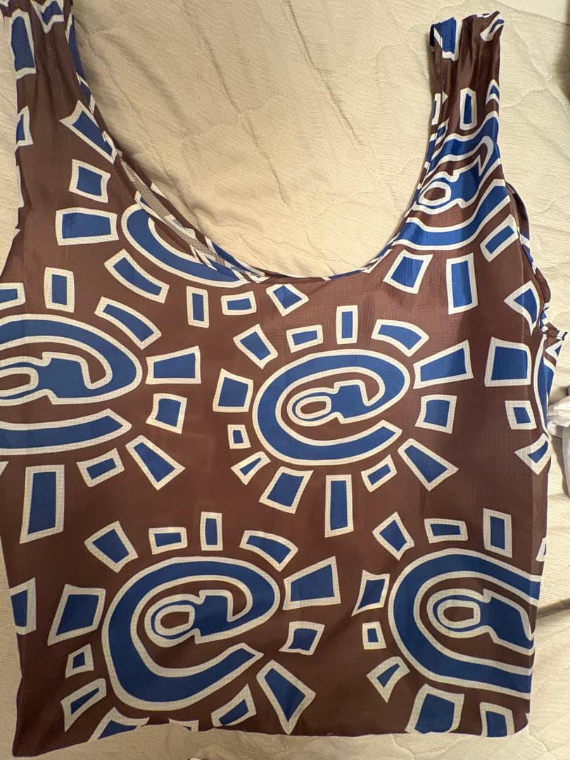 alwaysエコバッグ　青茶