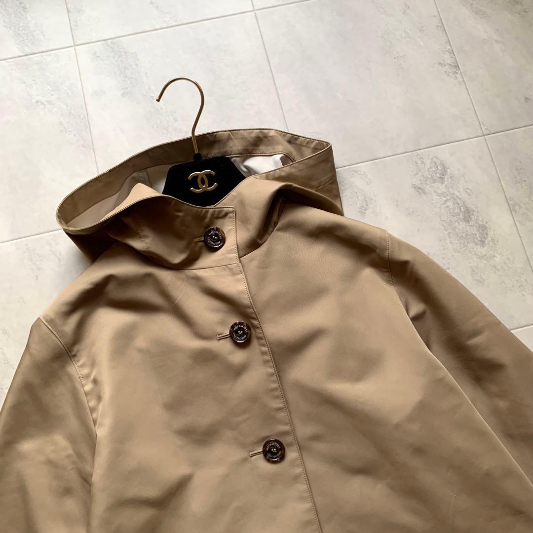 美品♡マッキントッシュフィロソフィー ダブルクロスフーデッドコート 36