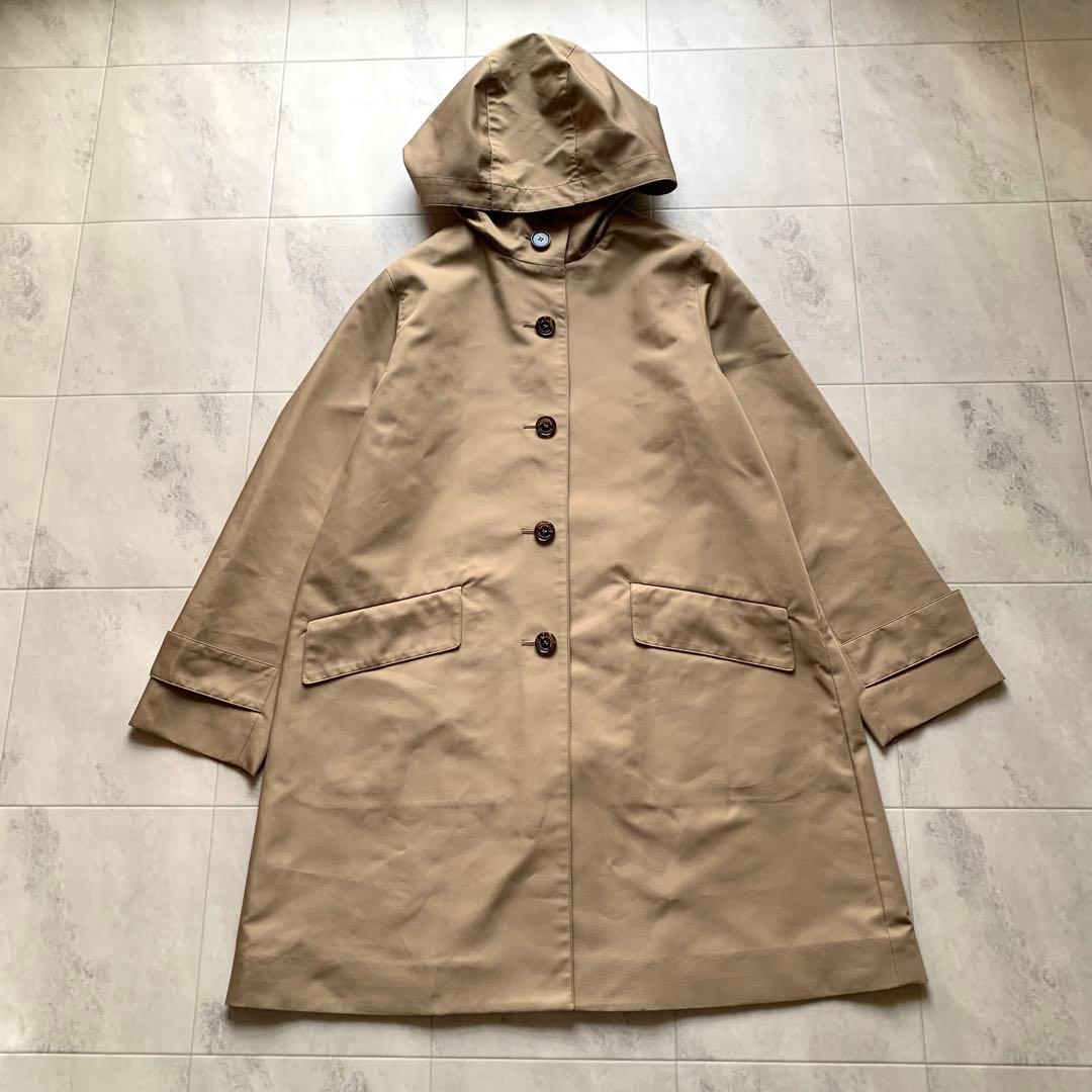 美品♡マッキントッシュフィロソフィー ダブルクロスフーデッドコート 36