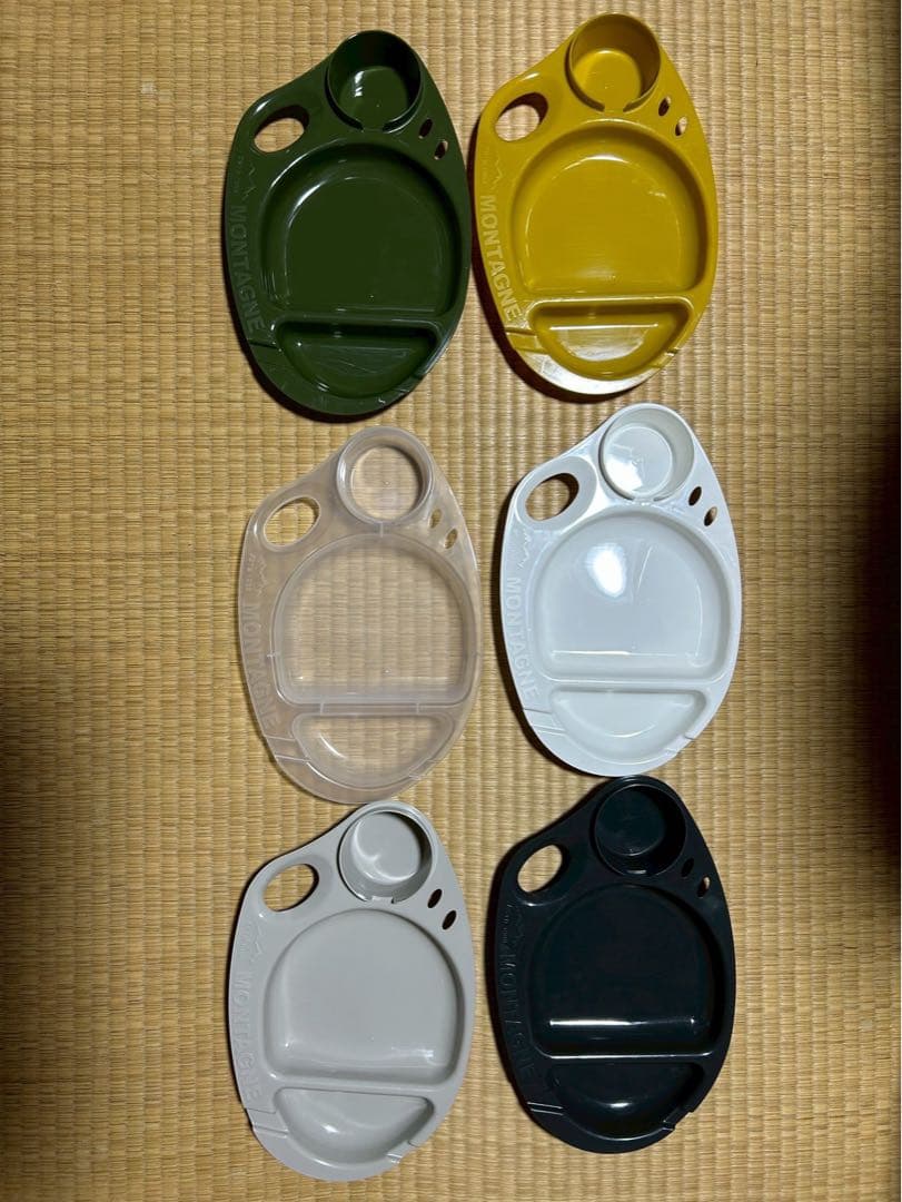 MONTAGE アウトドア食器セット 6色