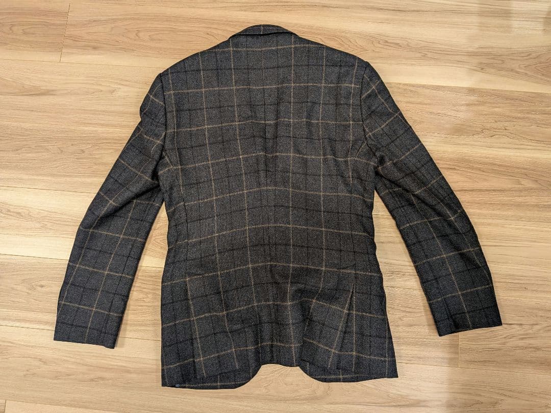 HACKETT テーラードジャケット ネイビー系 チェック柄