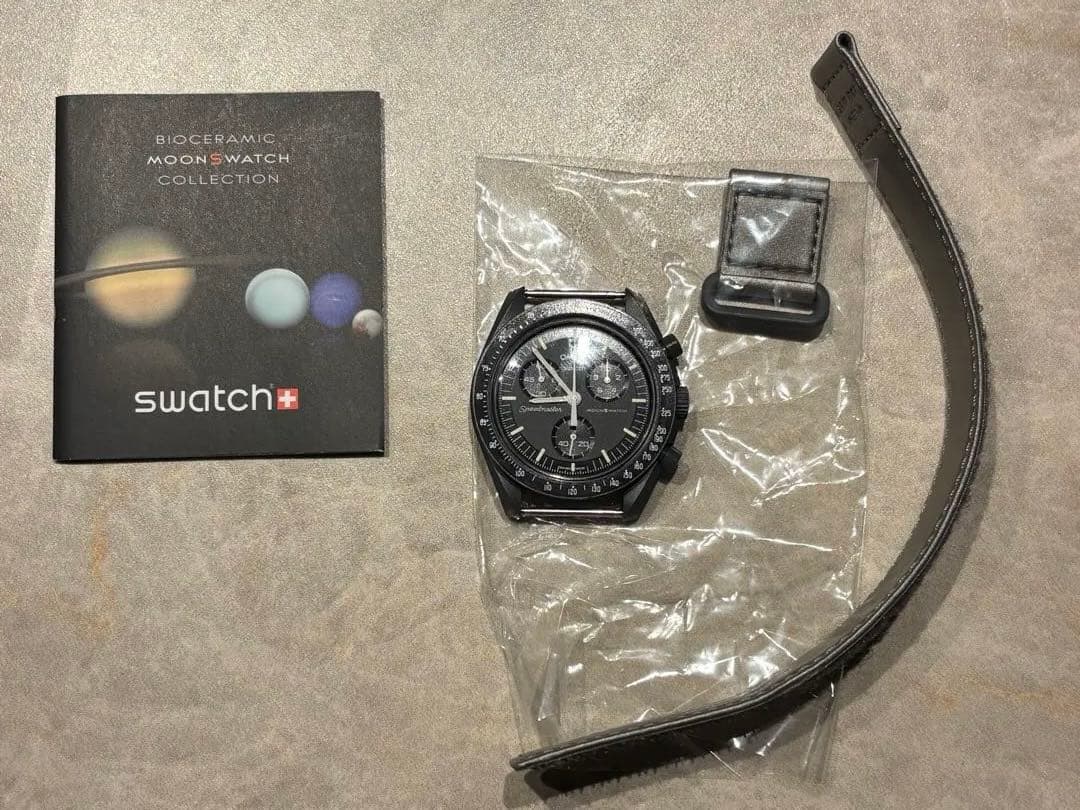 【正規店購入/美品】オメガ × スウォッチ マーキュリー（未使用純正ベルト付）