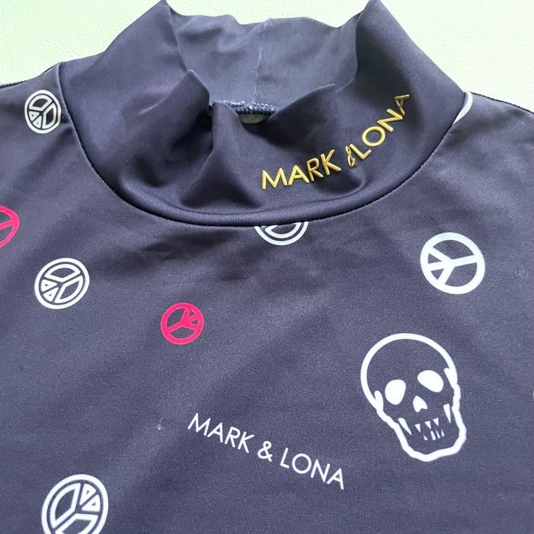 ゴルフモックネックTシャツMARK & LONA スポーツTシャツ　ストレッチT